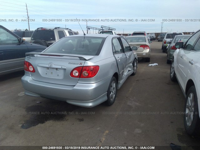 1NXBR32EX7Z792696 - 2007 TOYOTA COROLLA CE/LE/S SILVER photo 4