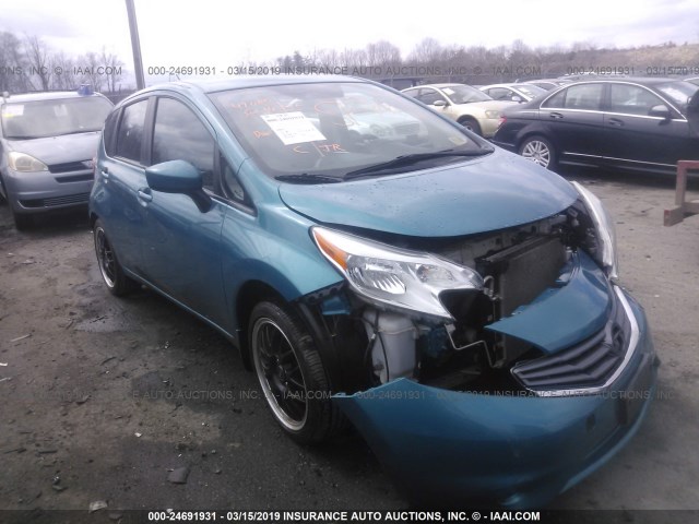 3N1CE2CP9FL354374 - 2015 NISSAN VERSA NOTE S/S PLUS/SV/SL/SR Light Blue photo 1