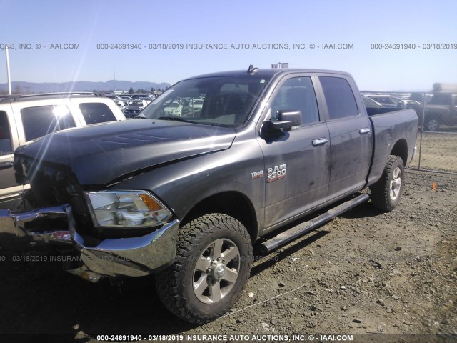 3C6TR5DT8EG159041 - 2014 RAM 2500 SLT ნაცრისფერი ფოტო 2