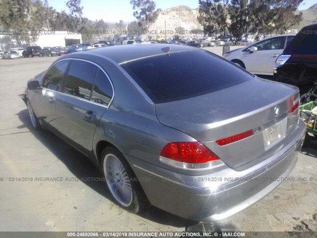 WBAGN63462DR03098 - 2002 BMW 745 LI GRAY photo 3