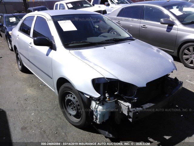 1NXBR32E28Z982168 - 2008 TOYOTA COROLLA CE/LE/S SILVER photo 1