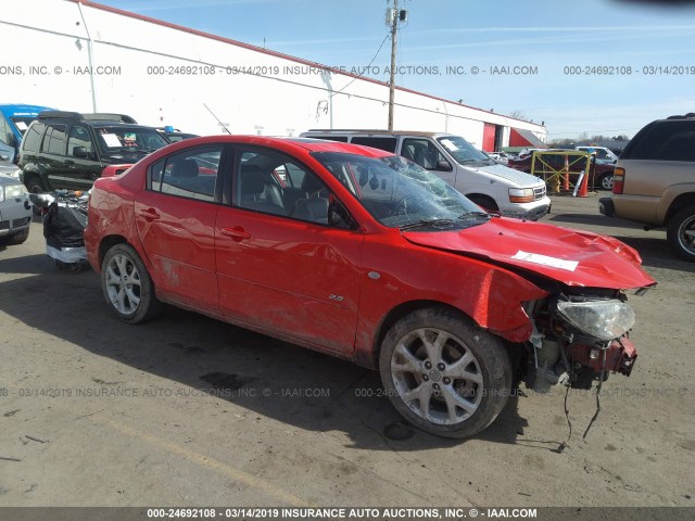 JM1BK323X81776413 - 2008 MAZDA 3 S RED photo 1