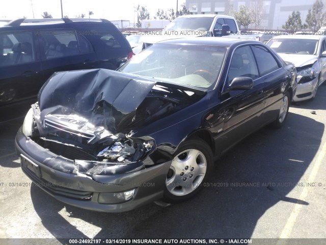 JT8BF28G4Y0287776 - 2000 LEXUS ES 300 BLACK photo 2