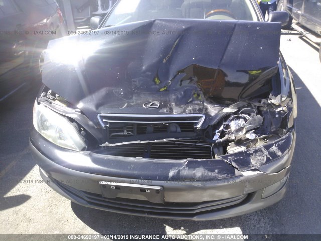 JT8BF28G4Y0287776 - 2000 LEXUS ES 300 BLACK photo 6