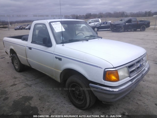 1FTCR10AXPUD49588 - 1993 FORD RANGER WHITE photo 1