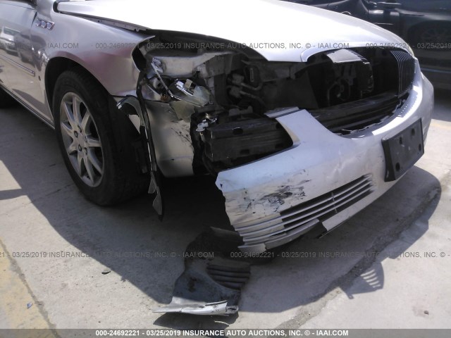 1G4HD57287U237507 - 2007 BUICK LUCERNE CXL SILVER photo 6