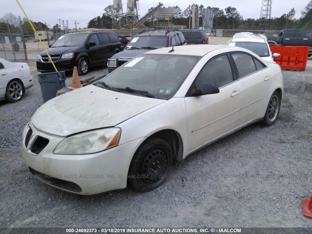 1G2ZG57B884199797 - 2008 PONTIAC G6 SE WHITE photo 2