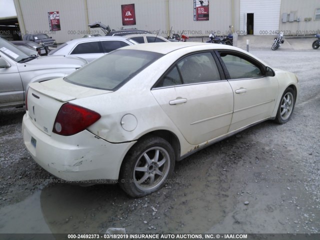 1G2ZG57B884199797 - 2008 PONTIAC G6 SE WHITE photo 4