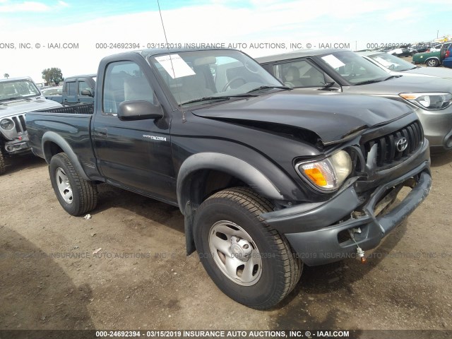 5TENM92NX2Z131110 - 2002 TOYOTA TACOMA PRERUNNER BLACK photo 1