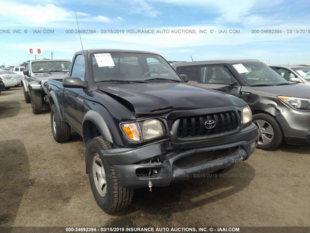 5TENM92NX2Z131110 - 2002 TOYOTA TACOMA PRERUNNER BLACK photo 6