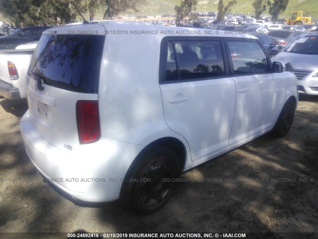 JTLKE50E981027386 - 2008 TOYOTA SCION XB 白色 照片 4