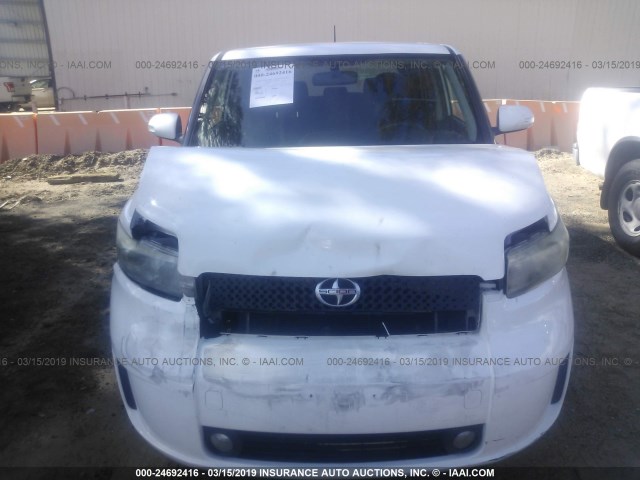 JTLKE50E981027386 - 2008 TOYOTA SCION XB 白色 照片 6