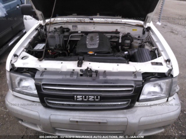 JACDJ58X217J05661 - 2001 ISUZU TROOPER S/LS/LIMITED 白色 照片 10