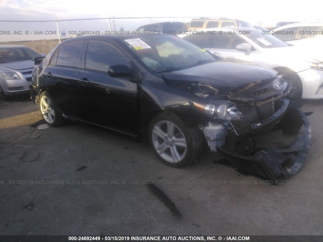 5YFBU4EE6DP185837 - 2013 TOYOTA COROLLA S/LE BLACK photo 1