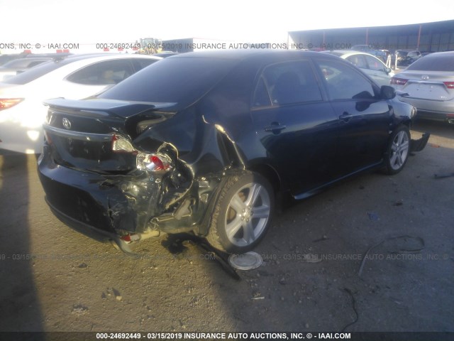 5YFBU4EE6DP185837 - 2013 TOYOTA COROLLA S/LE BLACK photo 4