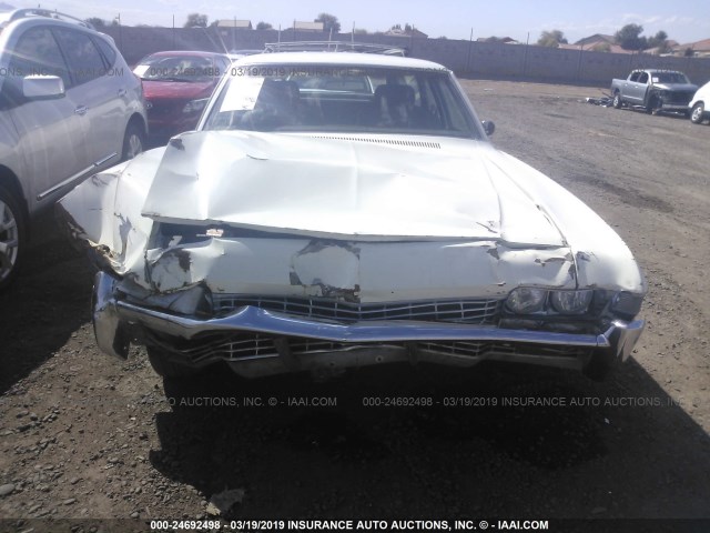 156358F222092 - 1968 CHEVROLET BEL AIR Білий фото 6