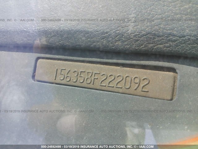 156358F222092 - 1968 CHEVROLET BEL AIR Білий фото 9