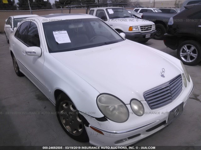 WDBUF65J13A275460 - 2003 MERCEDES-BENZ E 320 WHITE photo 1