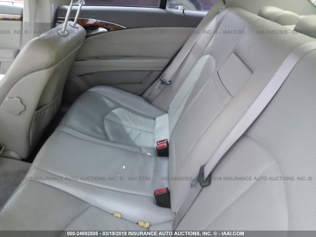 WDBUF65J13A275460 - 2003 MERCEDES-BENZ E 320 WHITE photo 8