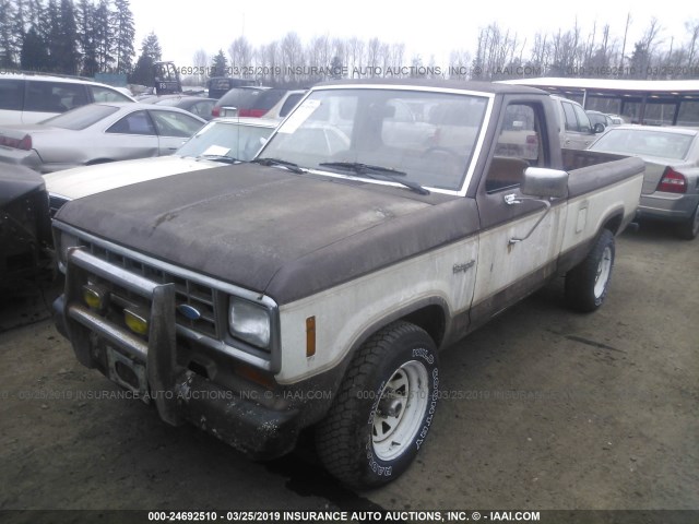 1FTCR10A7EUA78227 - 1984 FORD RANGER BROWN photo 2