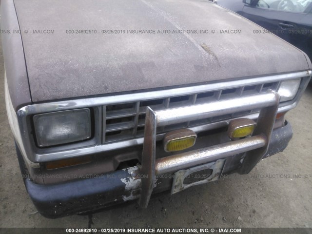 1FTCR10A7EUA78227 - 1984 FORD RANGER BROWN photo 6