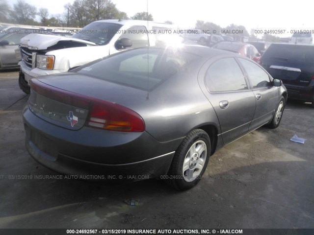 2B3HD46RX4H658299 - 2004 DODGE INTREPID SE GRAY photo 4