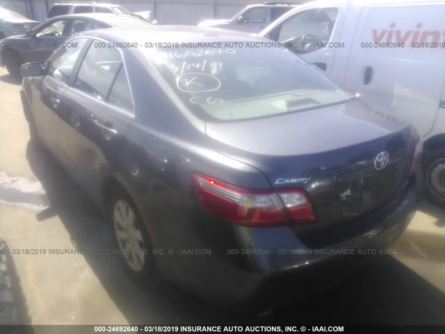 4T1BK46KX7U543597 - 2007 TOYOTA CAMRY NEW GENERAT LE/XLE/SE GRAY photo 3