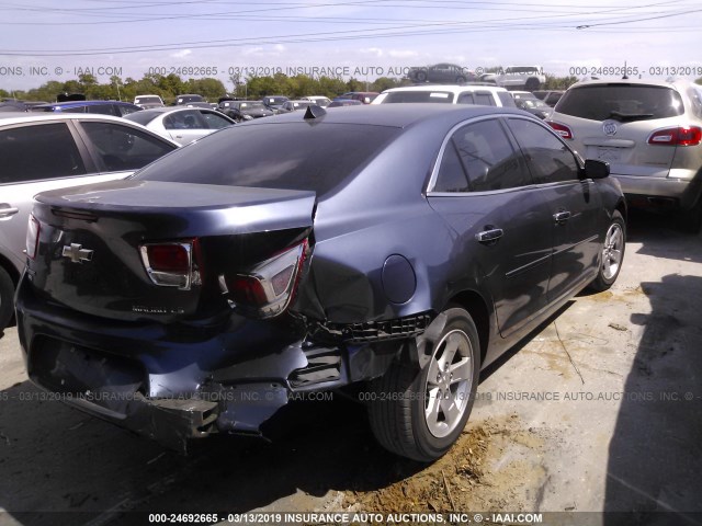 1G11B5SL9EF255889 - 2014 CHEVROLET MALIBU LS GRAY photo 4