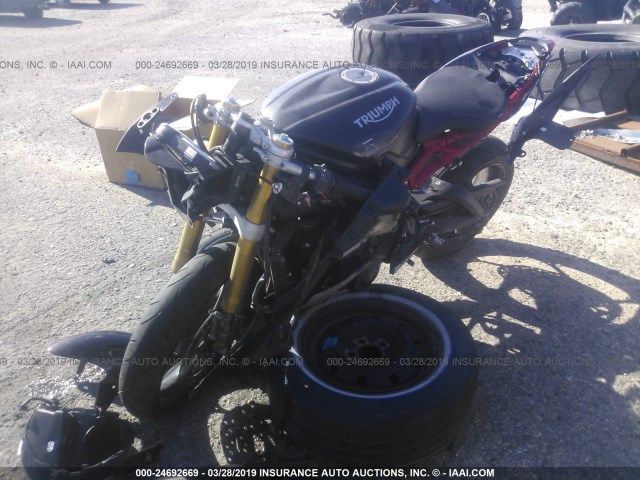 SMTA02YK2GJ718161 - 2016 TRIUMPH MOTORCYCLE DAYTONA 675R ABS BLACK photo 2