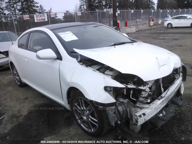 JTKDE177950029685 - 2005 TOYOTA SCION TC WHITE photo 1