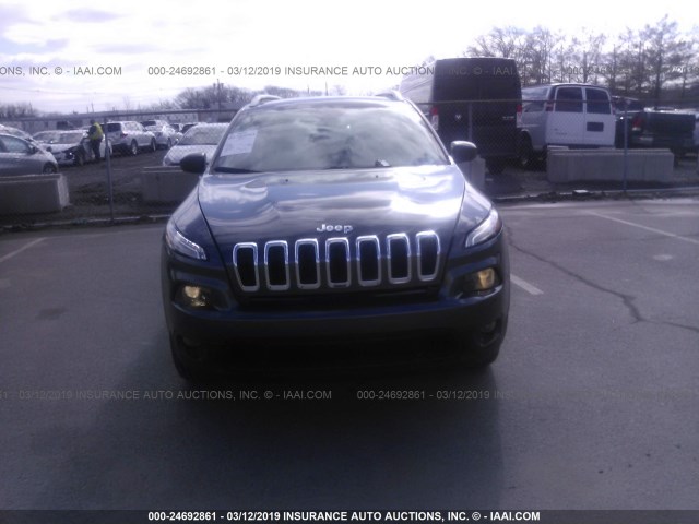 1C4PJMCS3EW177596 - 2014 JEEP CHEROKEE LATITUDE GRAY photo 6