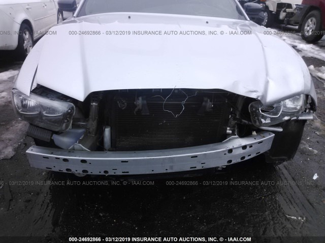 2C3CDXAT1EH316260 - 2014 DODGE CHARGER POLICE SILVER photo 6