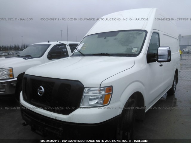 1N6AF0LY8HN807642 - 2017 NISSAN NV 2500 S/SV/2500 SL/S/SV/SL WHITE photo 2