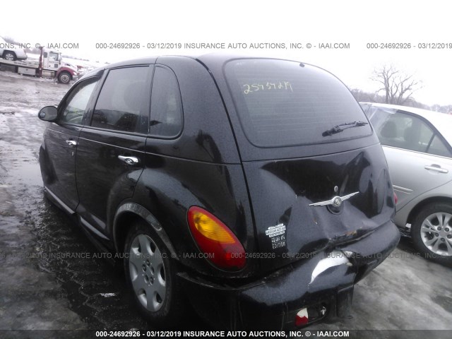 3C4FY58B85T567539 - 2005 CHRYSLER PT CRUISER TOURING BLACK photo 3