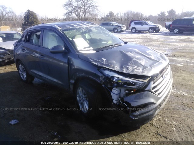 KM8J3CA41JU628976 - 2018 HYUNDAI TUCSON LIMITED/SPORT AND ECO/SE GRAY photo 1