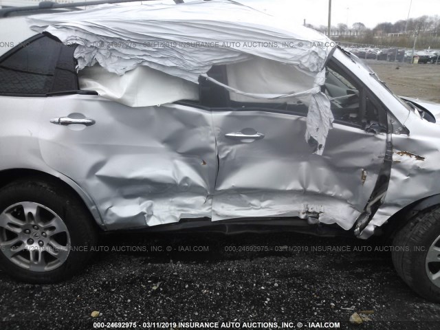 2HNYD28699H519241 - 2009 ACURA MDX TECHNOLOGY SILVER photo 6