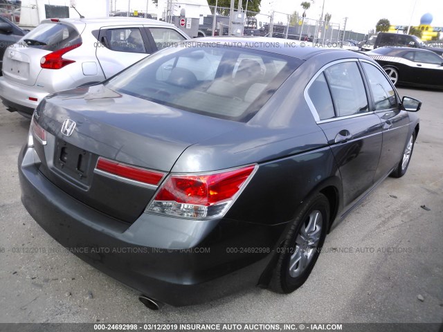1HGCP2F48BA091242 - 2011 HONDA ACCORD LXP GRAY photo 4