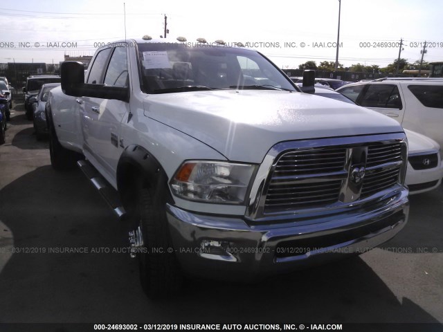 3C63DRHL8CG245494 - 2012 DODGE RAM 3500 SLT WHITE photo 1