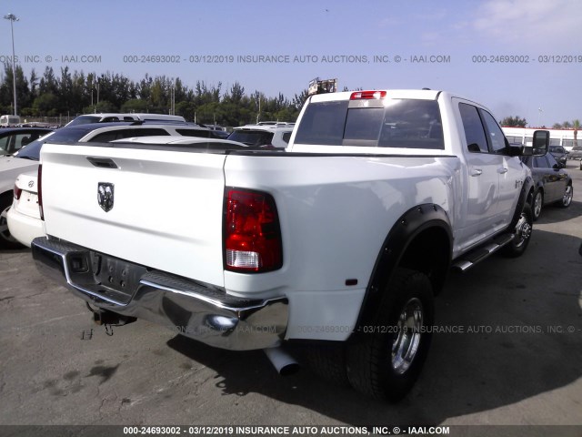 3C63DRHL8CG245494 - 2012 DODGE RAM 3500 SLT WHITE photo 4