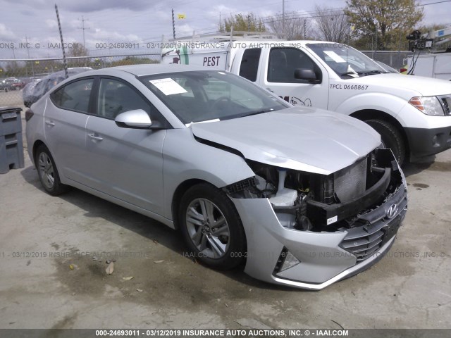 5NPD84LF7KH420782 - 2019 HYUNDAI ELANTRA SEL/VALUE/LIMITED SILVER photo 1