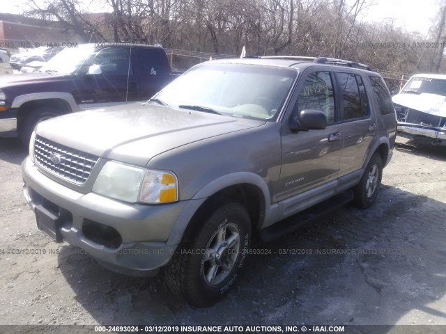 1FMZU73WX2UA40596 - 2002 FORD EXPLORER XLT BEIGE photo 2