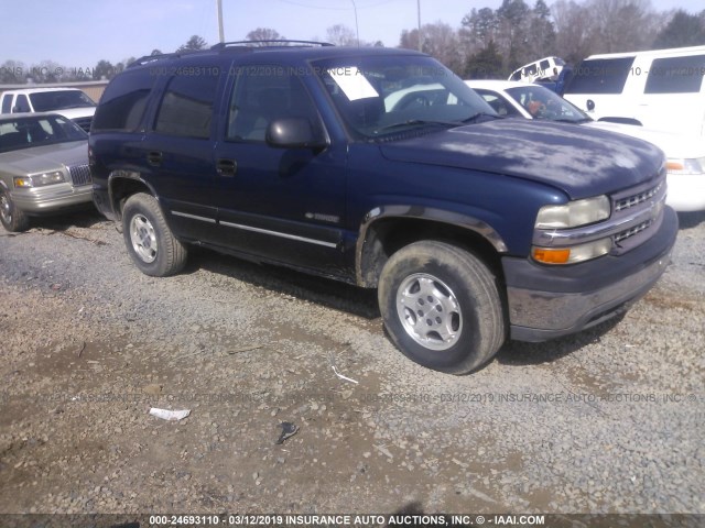 1GNEK13TXYJ181794 - 2000 CHEVROLET TAHOE K1500 Dark Blue photo 1