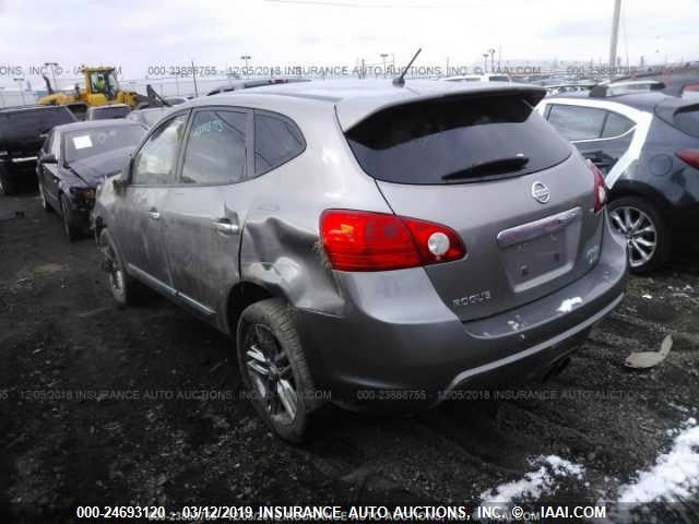 JN8AS5MV3BW270376 - 2011 NISSAN ROGUE S/SV/KROM GRAY photo 3