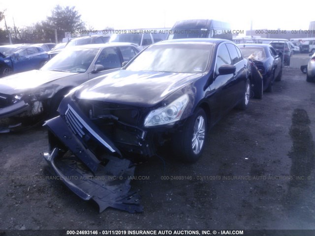 JN1CV6ARXAM250423 - 2010 INFINITI G37 BLACK photo 6