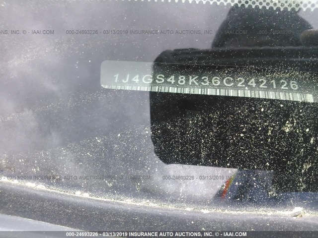 1J4GS48K36C242126 - 2006 JEEP GRAND CHEROKEE LAREDO/COLUMBIA/FREEDOM 蓝色 照片 9