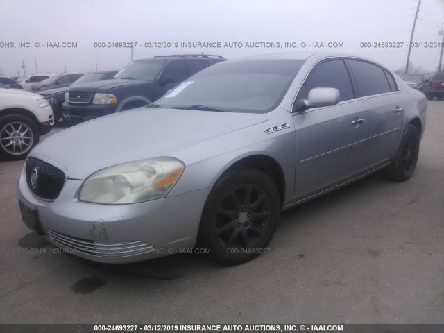 1G4HD57287U233652 - 2007 BUICK LUCERNE CXL SILVER photo 2