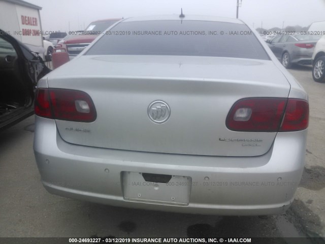 1G4HD57287U233652 - 2007 BUICK LUCERNE CXL SILVER photo 6