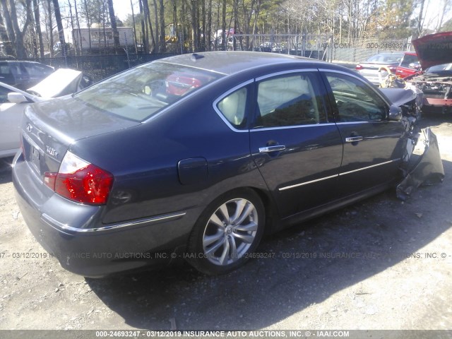 JN1CY0AR4AM960874 - 2010 INFINITI M35 SPORT GRAY photo 4