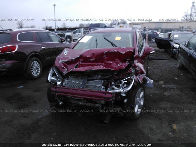 KL4CJASB7GB591855 - 2016 BUICK ENCORE RED photo 6