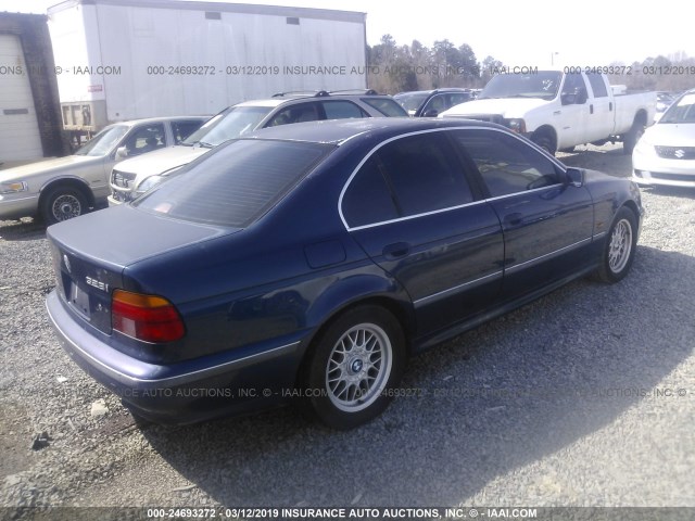 WBADM6331XBY25328 - 1999 BMW 528 I AUTOMATIC BLUE photo 4